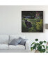 Фото #2 товара Christine Sainte-Laudy Black Cat in the Garden Canvas Art - 20" x 25"