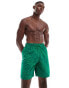 adidas Originals Monogram swim shorts in green