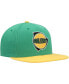 Фото #4 товара Men's Green LA Galaxy Throwback Logo Snapback Hat