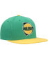 Men's Green LA Galaxy Throwback Logo Snapback Hat - фото #4