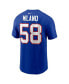 Men's Matt Milano Royal Buffalo Bills Player Name and Number T-shirt