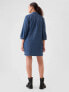 Denim Utility Mini Shirtdress