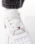 Фото #6 товара Tommy Jeans retro basket flatform trainers in white