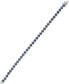 ფოტო #1 პროდუქტის Sapphire Tennis Bracelet (10 ct. t.w.) in Sterling Silver, Created for (Also Available in Emerald)