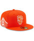 ფოტო #1 პროდუქტის Men's Orange San Francisco Giants City Connect 59FIFTY Fitted Hat
