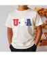 Фото #2 товара Little and Big Boys and Girls USA Multi Short Sleeve T-Shirt