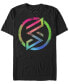 Фото #1 товара Marvel Men's Marvel Rising Secret Warriors Rainbow Emblem, Short Sleeve T-Shirt