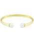 Фото #1 товара Браслет Honora Pearl & Diamond Cuff Bangle