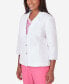 ფოტო #5 პროდუქტის Women's Paradise Island Button Front Eyelet Jacket