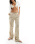 Mango lightweight slouchy trouser in tan