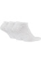 Фото #2 товара Lightweight Görünmez 3 Çift Beyaz Unisex Çorap