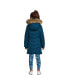 Child Girls Winter Fleece Lined Down Alternative Thermo Plume Coat