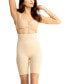 ფოტო #1 პროდუქტის Plus Size High-Waisted Seamless Firming Thigh Shaper