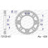 AFAM 72102 Rear Sprocket Серебристый, 46T - фото #1