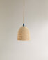 Фото #4 товара Conical seagrass ceiling lamp