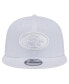 Фото #4 товара Men's San Francisco 49ers Main White on White 9FIFTY Snapback Hat