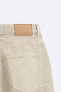 Фото #9 товара Джинсовые шорты straight-leg ZARA