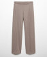 Women's Decorative Seams Trousers