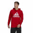 Фото #1 товара Толстовка с капюшоном мужская Adidas Essentials Big Logo Красная