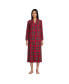 Women's Long Sleeve Flannel Nightgown