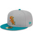 ფოტო #4 პროდუქტის Men's Gray, Teal Chicago White Sox 59FIFTY Fitted Hat