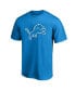 Men's Amon-Ra St. Brown Blue Detroit Lions Big and Tall Player Name and Number T-shirt