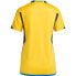 Фото #4 товара ADIDAS Sweden 22/23 Woman Short Sleeve T-Shirt Home