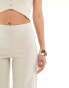 Фото #5 товара ASOS DESIGN co-ord clean wide leg trouser in stone