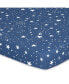 Фото #3 товара Постельное белье для детей The Peanutshell, набор из 3-х простыней для детской кроватки, синий, белый и сине-белый морской принт