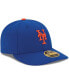 ფოტო #3 პროდუქტის Men's New York Mets Authentic Collection On-Field Low Profile Game 59FIFTY Fitted Hat