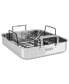 3-Ply Stainless Steel Roasting Pan with Nonstick Rack