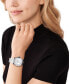 ფოტო #4 პროდუქტის Women's Lennox Quartz Three-Hand Silver-Tone Stainless Steel Watch 37mm