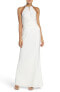 Фото #1 товара Laundry by Shelli Segal Women's 241051 Neck Gown Warm White Dress Size 10
