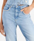 Women's High Rise Embellished Mom Jeans