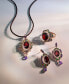 Crazy Collection® Garnet (5-1/3 ct. t.w) and Multi-Stone (1-3/4) Pendant in 14k Rose Gold
