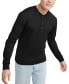 Фото #1 товара Men's Originals Cotton Long Sleeve Henley T-shirt