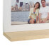 Фото #3 товара Фоторамка стеклянная деревянная Белый Древесина вяза 46,5 x 7 x 29,5 см BB Home