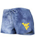 Пижама Concepts Sport WVU Tie-Dye & Shorts