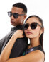 AJ Morgan archie classic sunglasses in black - фото #6