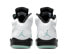 Кроссовки Nike Air Jordan 5 Retro Island Green (Белый, Голубой)