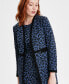 ფოტო #4 პროდუქტის Petite Trimmed Open-Front Topper Jacket