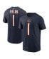 Фото #1 товара Men's Justin Fields Navy Chicago Bears Player Name and Number T-shirt