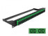 Delock 43393 - Fiber - SC - Black - Green - Rack mounting - 1U - 482.6 mm