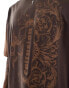 COLLUSION oversized front cupid graphic t-shirt in brown ombre wash