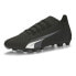 Фото #2 товара Puma Ultra Match Firm GroundArtificial Ground Soccer Cleats Mens Black Sneakers
