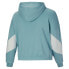 Фото #2 товара Puma Train Logo FullZip Hoodie Plus Womens Blue Coats Jackets Outerwear 670471-6