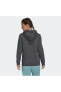Фото #6 товара Essentials Fleece 3-Stripes Full-Zip Hoodie Kadın Sweatshirt H07837