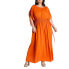 Фото #1 товара Plus Size Dolman Sleeve Maxi Dress