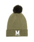 Фото #1 товара Men's Green Maryland Terrapins Freedom Collection Cuffed Knit Hat with Pom
