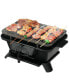 Фото #5 товара 100% Cast Iron Hibachi Grill with Grill Grate Lifter